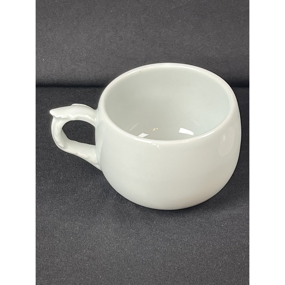 Porcelain Celadon Cabbage Lidded Coffee Tea Cup with Bird Handle Lid Marked - Picture 3 of 10